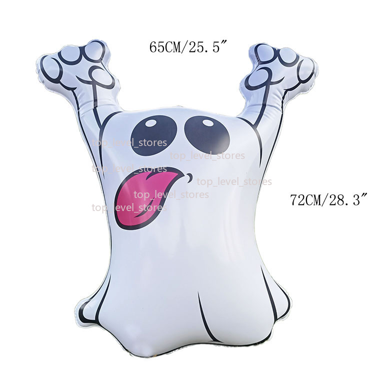 New Halloween Garden Decoration Inflatable Ghost 72CM Remote Control Light Out Tongue Ghost Party Garden Decoration Scene Layout ffd