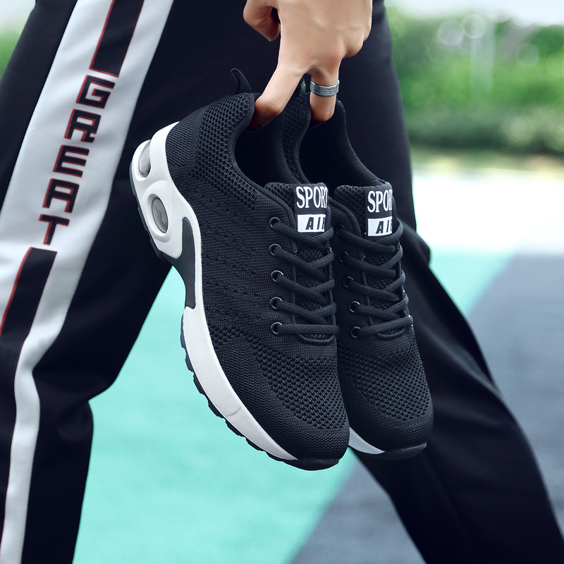 2025 new Air Men Cushion Sneakers Breathable Running Shoes Women Outdoor Fiess Sports Female Lace-up Casual Big Size 44 8d32