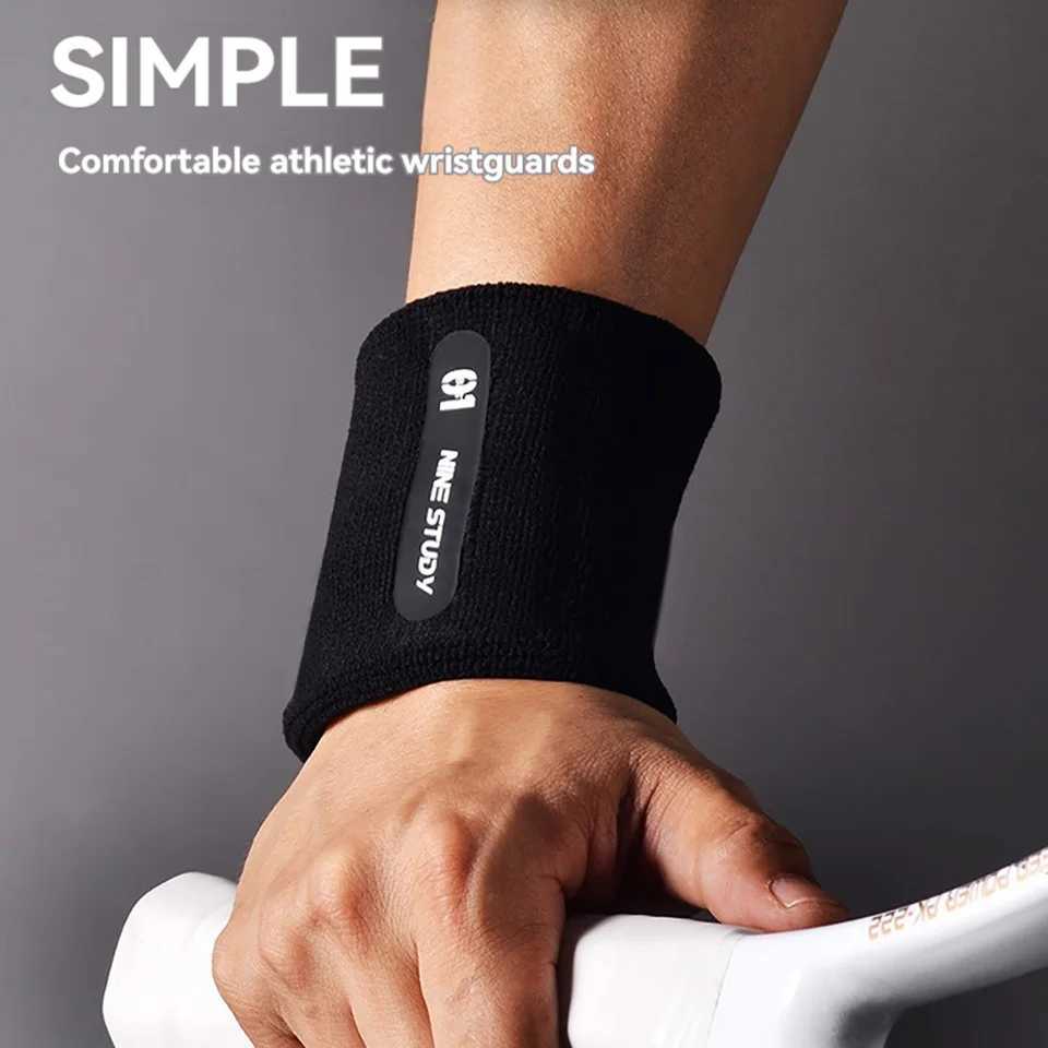Wrist Support 1Pcs Towel Sports Wristbands Tennis Sweat Bands Wrist Guard Fitness Sweatbands Soft Wrist Wrap Cuff Basketball Volleyball Padel z240920
