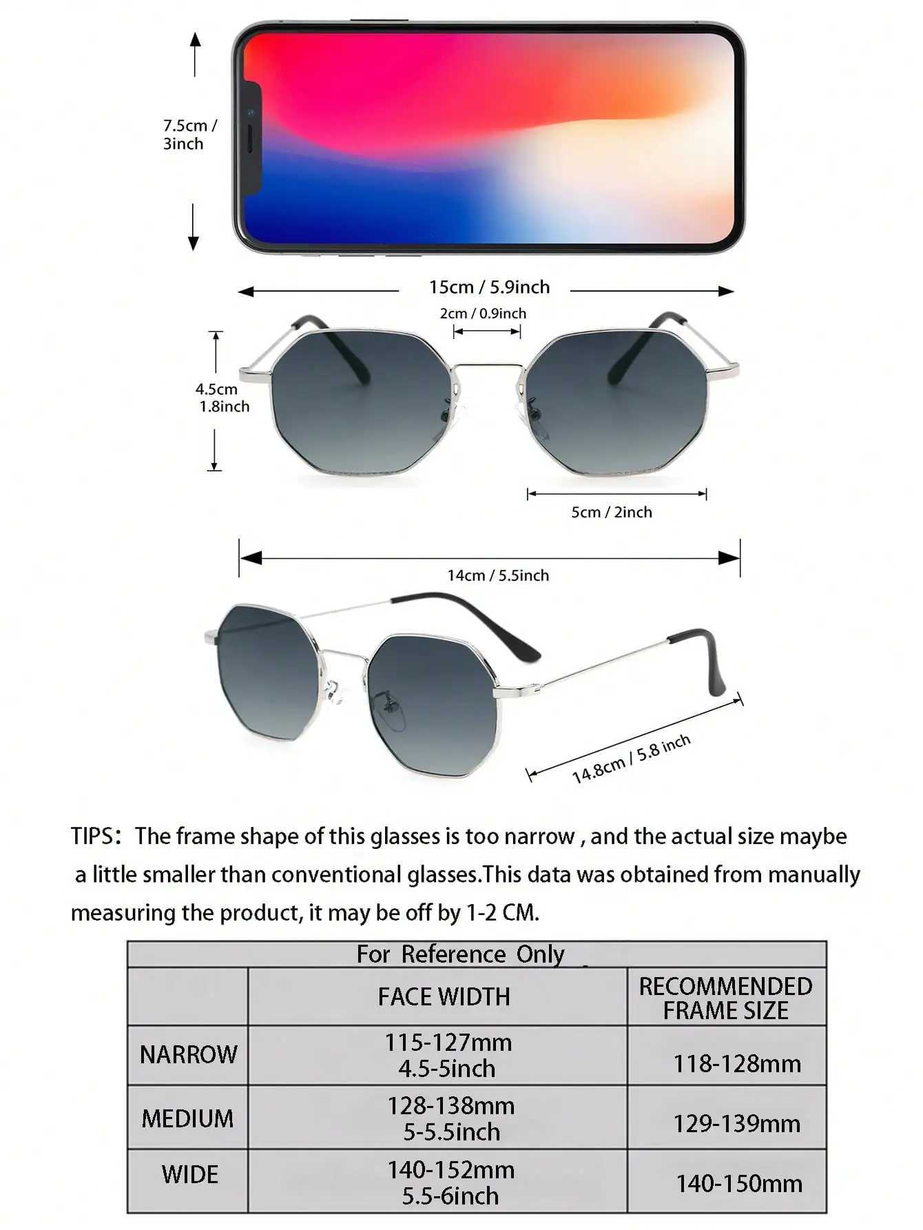 1 Pair Of Unisex Routine Fashion Sunglasses With a Metal Geometric FrameX240920