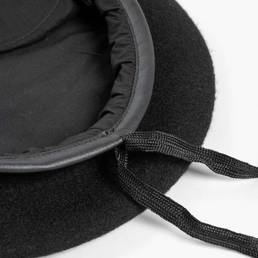 Military Hats Unisex Solid Color Beret Men Women Painters Hats Autumn Winter Warm Berets Flat Caps Military BeretX240919