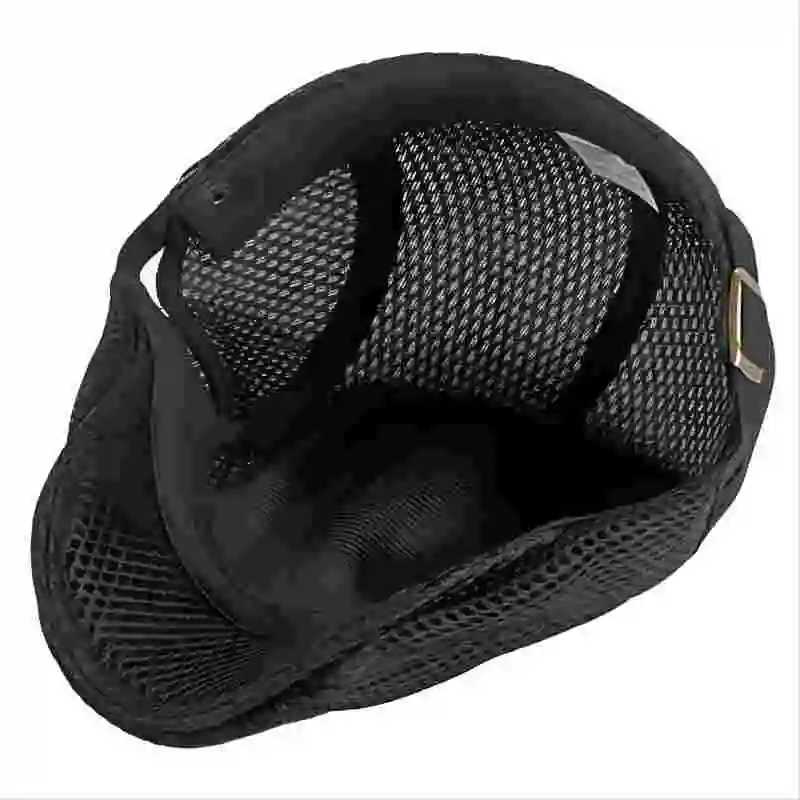 Beret Hat Womens Summer Thin Hollow Mesh Breathable Hat Mens Light Plate Retro Sunscreen Hat Forward HatX240919
