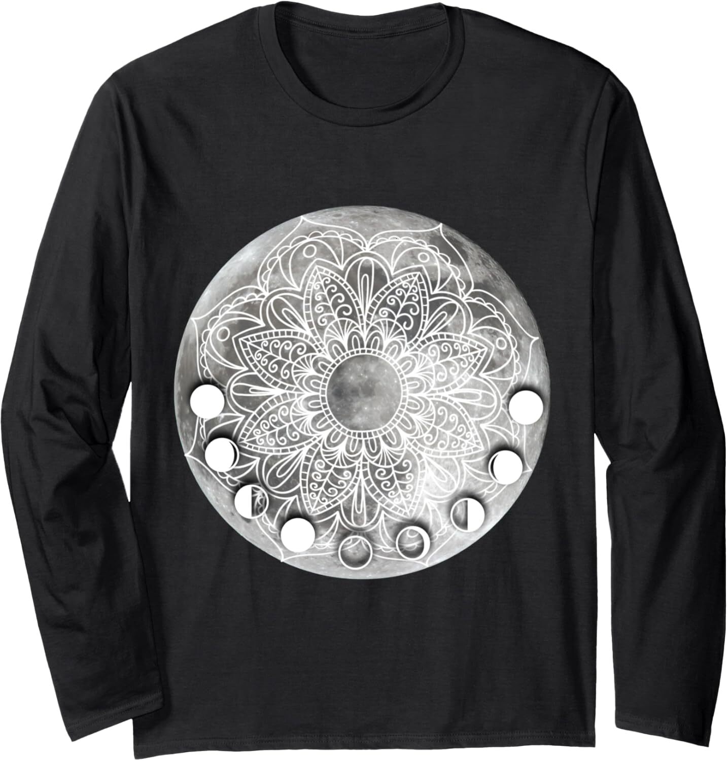 Long Sleeve Shirts for Men sweatshirt Lotus Flower Moon Funny Yogis Cool Yoga Lover Gift Long Sleeve Tee Streetwear Casual tops clothes