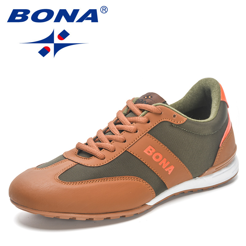2023 BONA New Designers Walking Shoes Men Chunky Casual Sneakers Man Breathable New Hard-Wearing Jogging Sport Footwear Manscuo 1e0f scuo