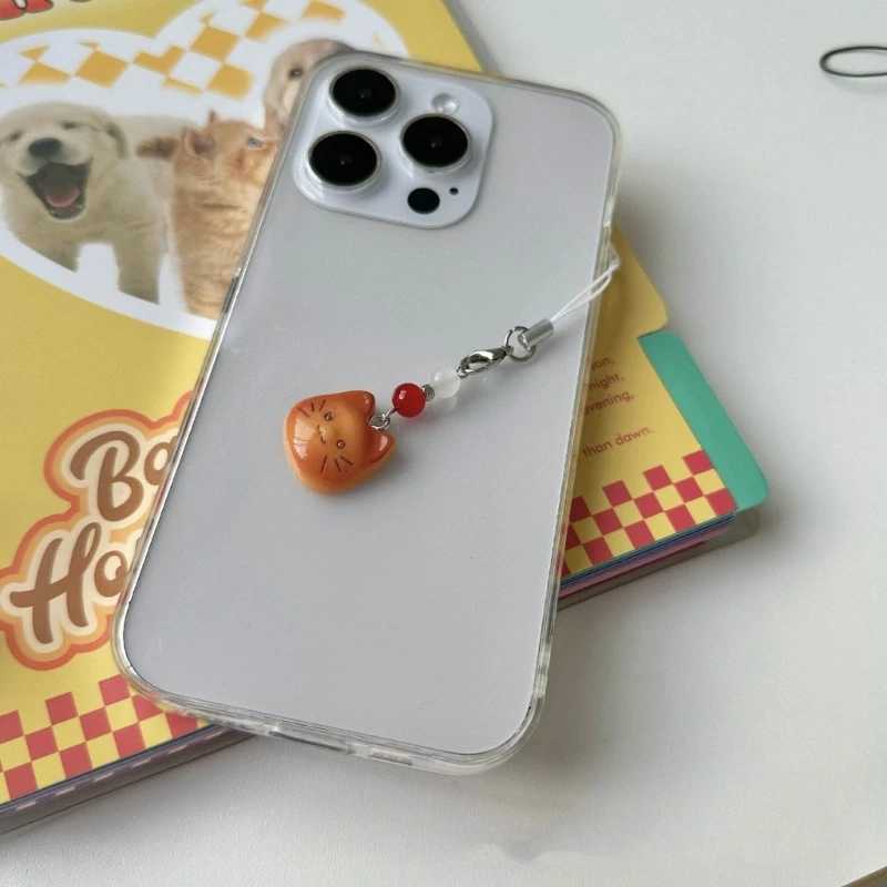 Cartoon Bead Charm Pendant Chain Phone Strap Pocket Keychain Strap Hangings Decoration for Key Bag PurseX240919
