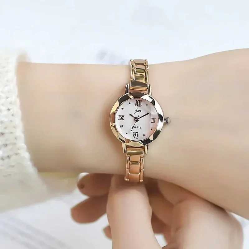 Small Dial Watch for Women Silver Stainless Steel Luxury Ladies Wristwatch Dress Womens Quartz Bracelet Clock Gift 2024 RelogioX240920
