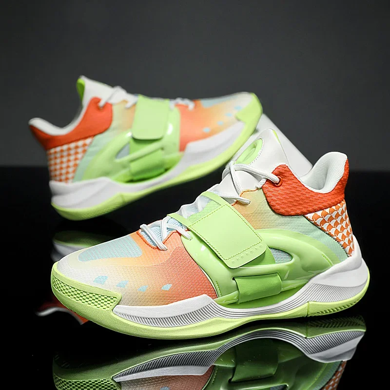 Glowinthedark Basketball Shoes Fashion Trend Casual Sports Shoes Comfortable and Durable Lightweight Nonslip Breathable Material