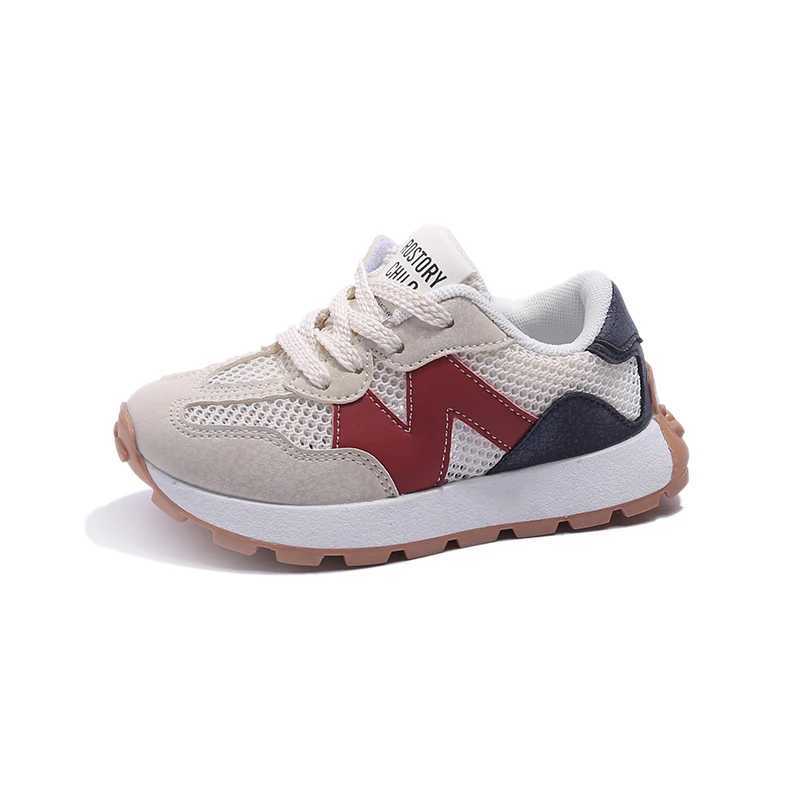 New Spring Autumn Children Sneakers Girls Anti-slip Single Mesh Shoes Boys Breathable Sneaker M240920