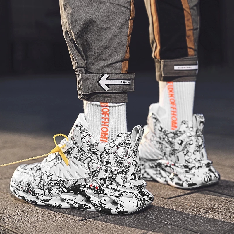 2023 New Basketball Shoes Men Anti Slip Basketball Sneakers Training Walking Shoes Men Light Weight Sport Sneakers Plus size 46