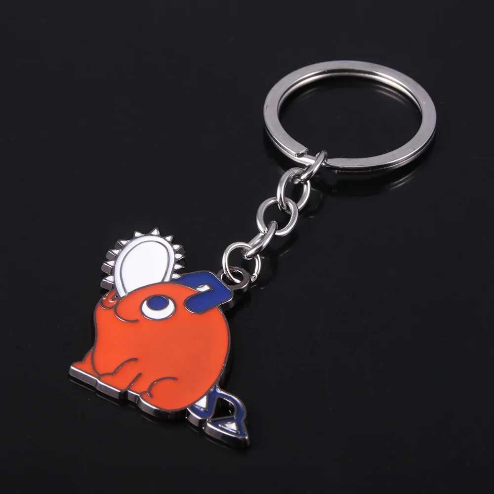 Anime Power Saw Man Keychain Cute Pochita Cosplay Figure Ornaments Pendant Phone Chain Charms Jewelry Accessories GiftX240919