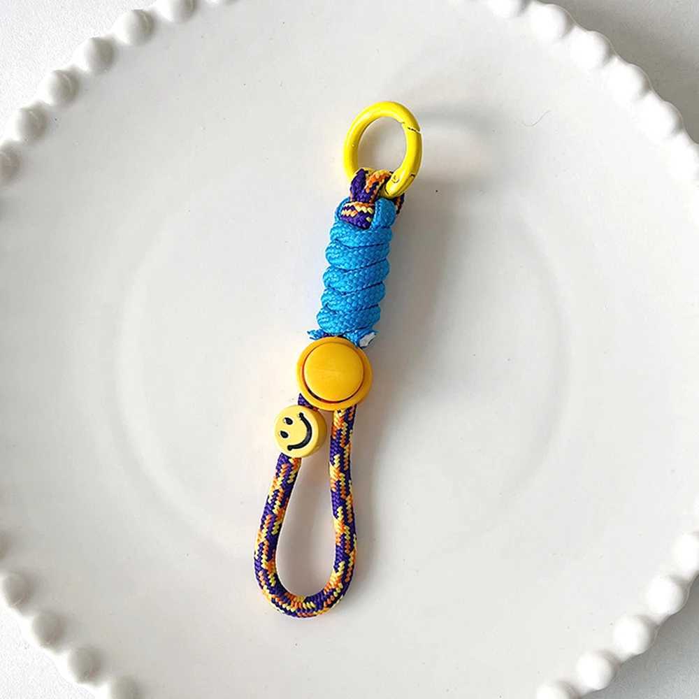 Fashion Keyring Creative Braided Lanyard Keychain For Phone Case Women Anti Lost Knot Rope Strap Car Key Chains Diy AccessoriesX240919