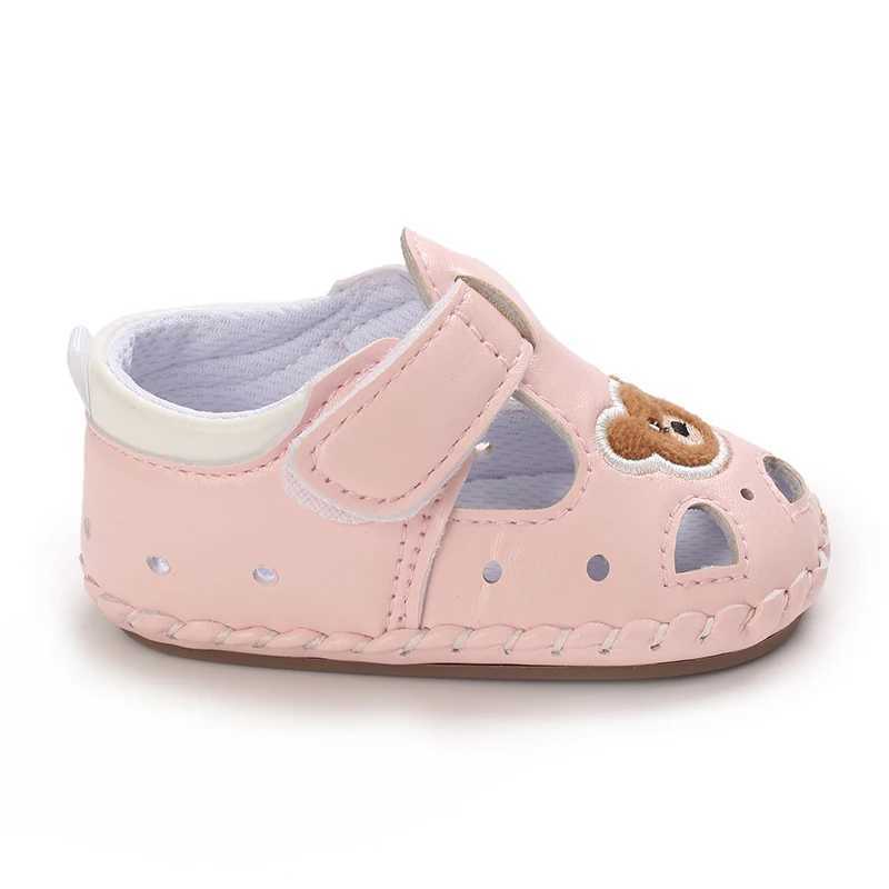 Summer 0-18 Months Old Female Baby Hollow Princess Shoes With Soft Soles And Anti Slip Baby Walking Sandals M240920