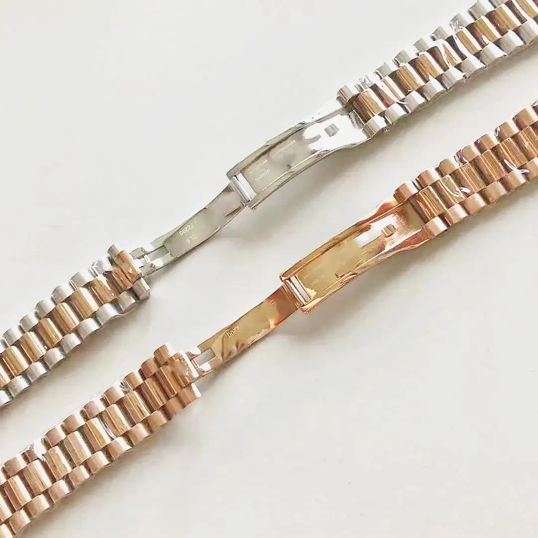Watch Band For Rolex DATEJUST DAY-DATE OYSTERPERTUAL DATE Stainless Steel Strap Watch Accessories 13 17 20 21mm Watch Bracelet