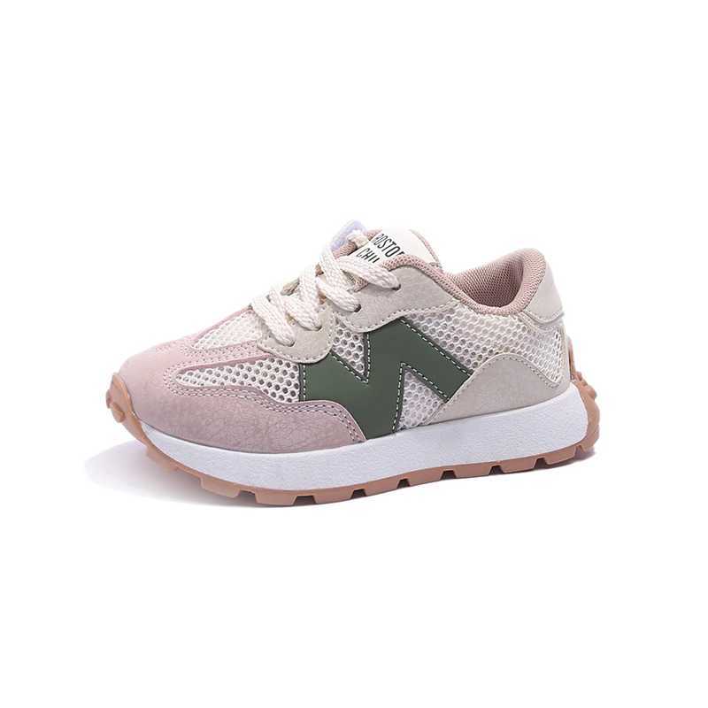 New Spring Autumn Children Sneakers Girls Anti-slip Single Mesh Shoes Boys Breathable Sneaker M240920