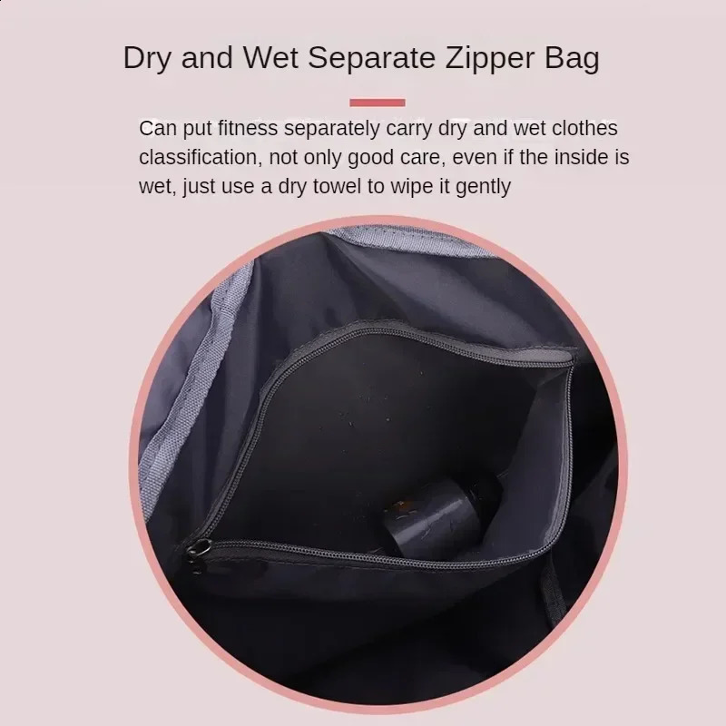 Large capacity outdoor travel bags shoulder gym handbags mens waterproof sports and fitness training backpacks 240911