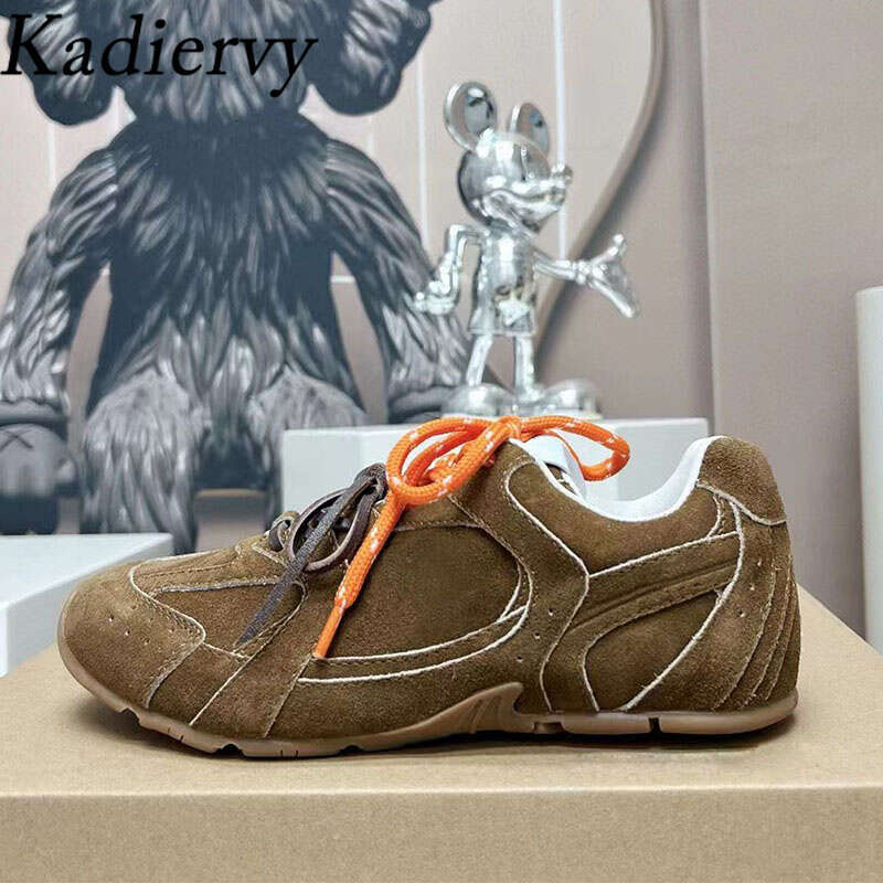 Casual Women Colourful Lace Up Running Round Toe Women's Sports Shoes Comfort Flat Sneakers Woman
