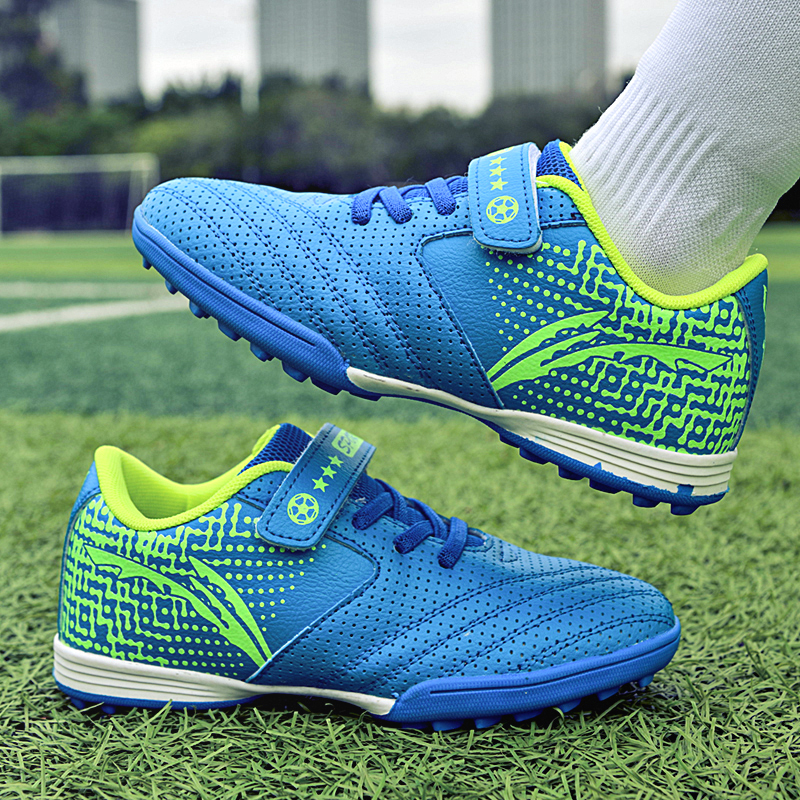 Children Soccer Shoes Professional Training Boots Men Soccer Cleats Sneakers Kids Turf Futsal Football Shoes for Boys