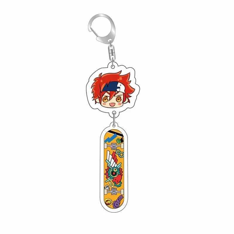 Anime SK8 The Infinity Key Chains Reki Kyan Langa Hasegawa Cosplay Acrylic Double Sided Keychain Keyring Pendant Prop JewelryX240919