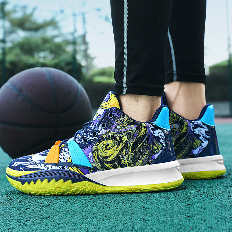 Dragon Totem Children's Basketball Shoe Lightweight Basketball Shoes Breathable Confortable Sports Shoes Gym Training Sports