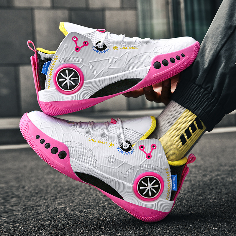 Basketball Sneakers: Men's Breathable Athletic Sneakers for Street and Sport, Colorful Fashion 2024 4