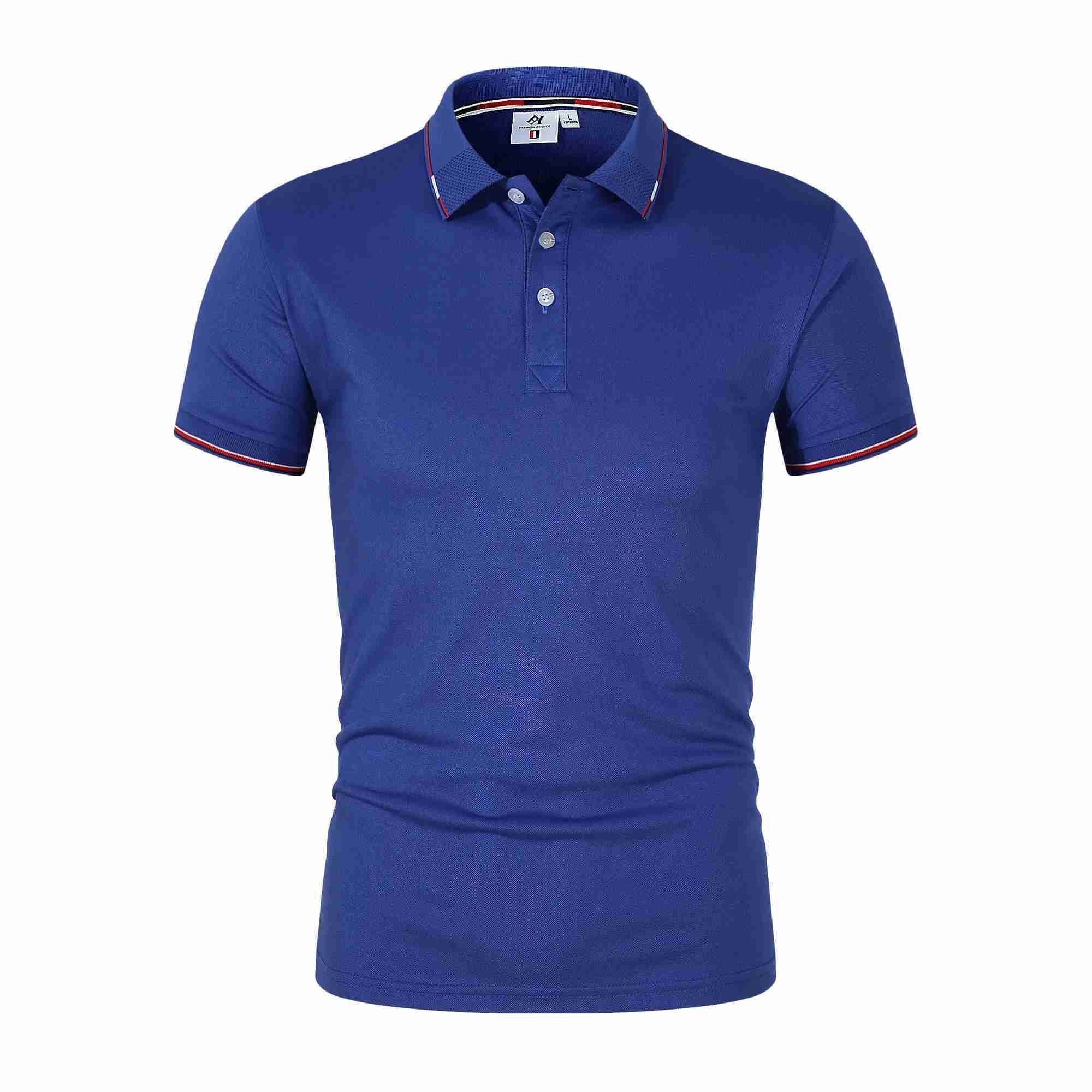 2024 Pink Premium Business Casual High Quality Cotton Summer Slim Fit Tops Mens Polo Shirt Fashion Vintage Short SleevesXJ240920