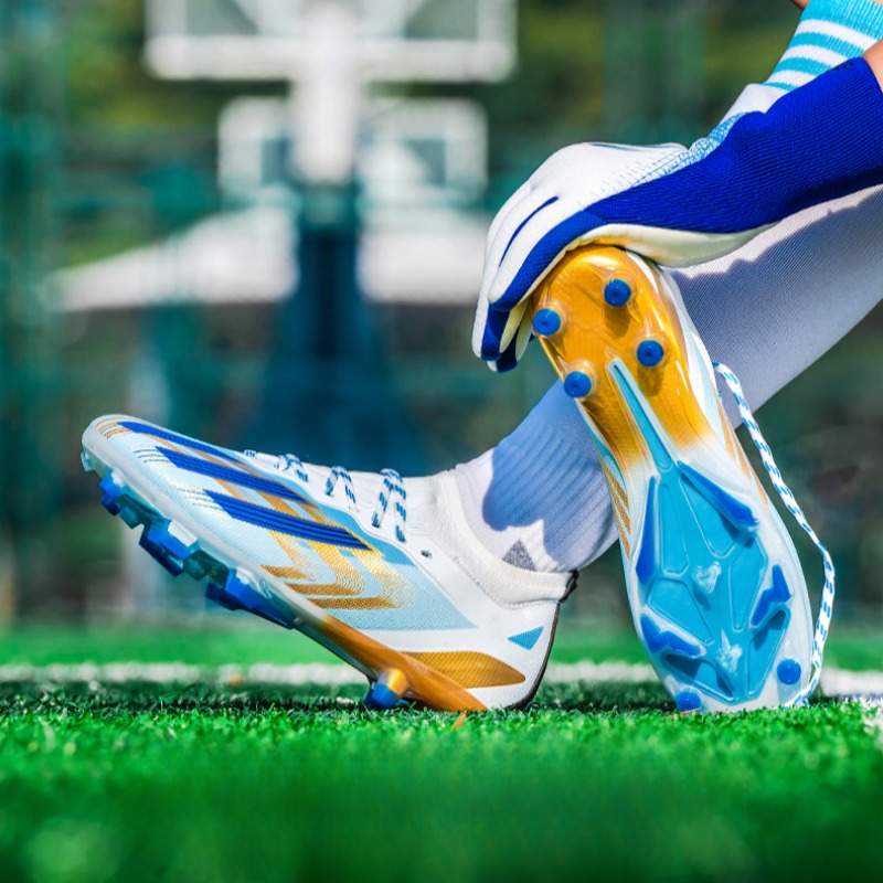 Men's Soccer Boots TF/FG Cleats Indoor Turf Lowtop Football Cleats Outdoor Youth Soccer Sneaker for Training Athletic