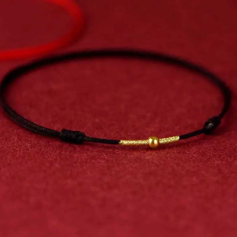 1 piece of fashionable handmade bracelet with red string and lucky bracelet. Male rs best friend lucky bracelet with ankle size adjustment X250125
