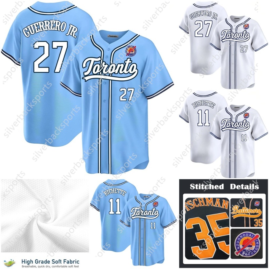 Mens/Youth Baseball Stitched Jerseys 2024 Vladimir Guerrero Jr. Bo Bichette Free Shipping