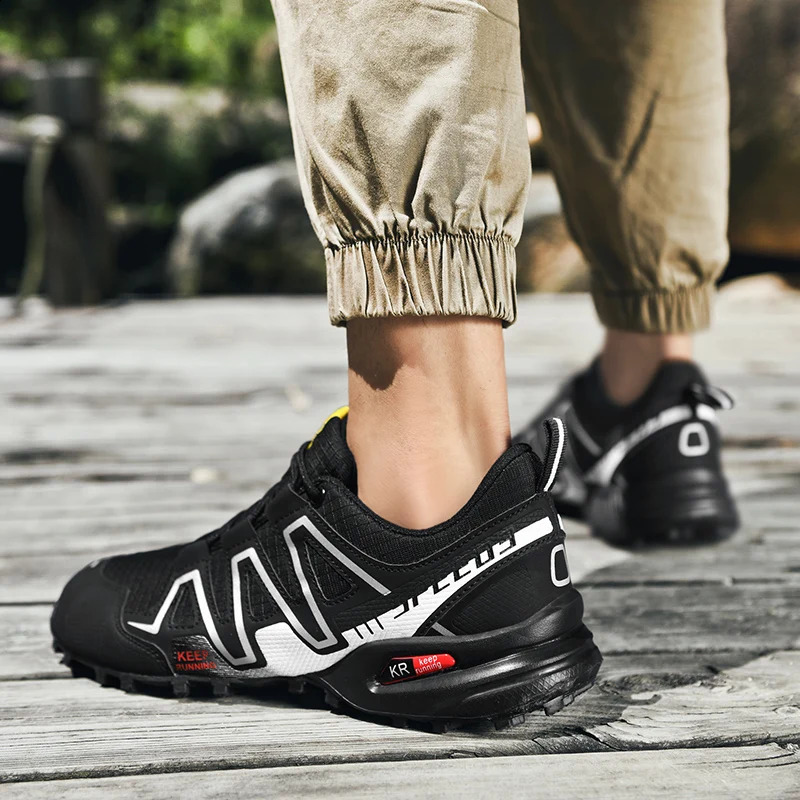 mens hiking shoes Breathable oversized outdoor sports and leisure shoes Anti slip plastic creek shoes cCasual cycling sh 240918