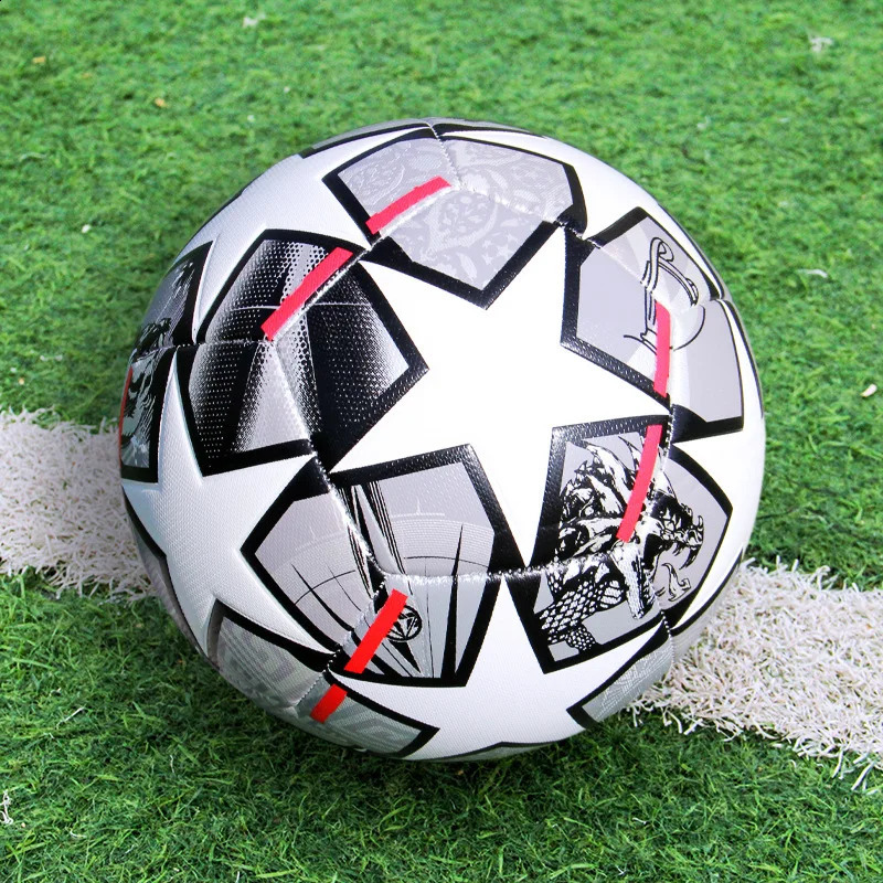 Professional football matches 5 thick explosionproof machine PU training ball with the same style as World Cup 240920