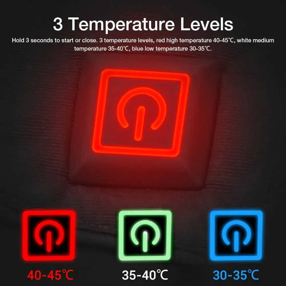 Sports Gloves Winter heating gloves with 3.7V rechargeable battery power supply electrically heated hand warmer skiing gloves H240920