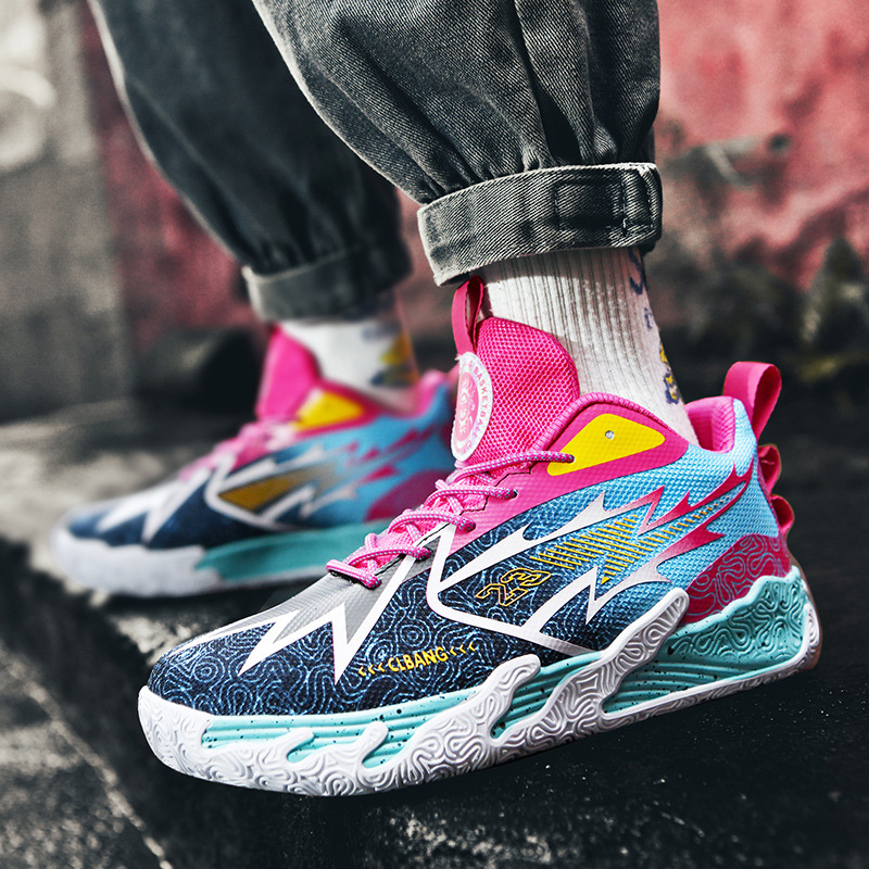 Men's sports shoes, trendy sneakers, mesh breathable outdoor shoes, fashionable, casual, comfortable basketball men's shoes
