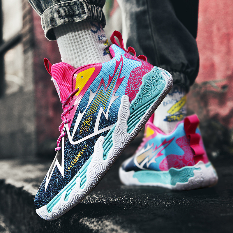 Men's sports shoes, trendy sneakers, mesh breathable outdoor shoes, fashionable, casual, comfortable basketball men's shoes