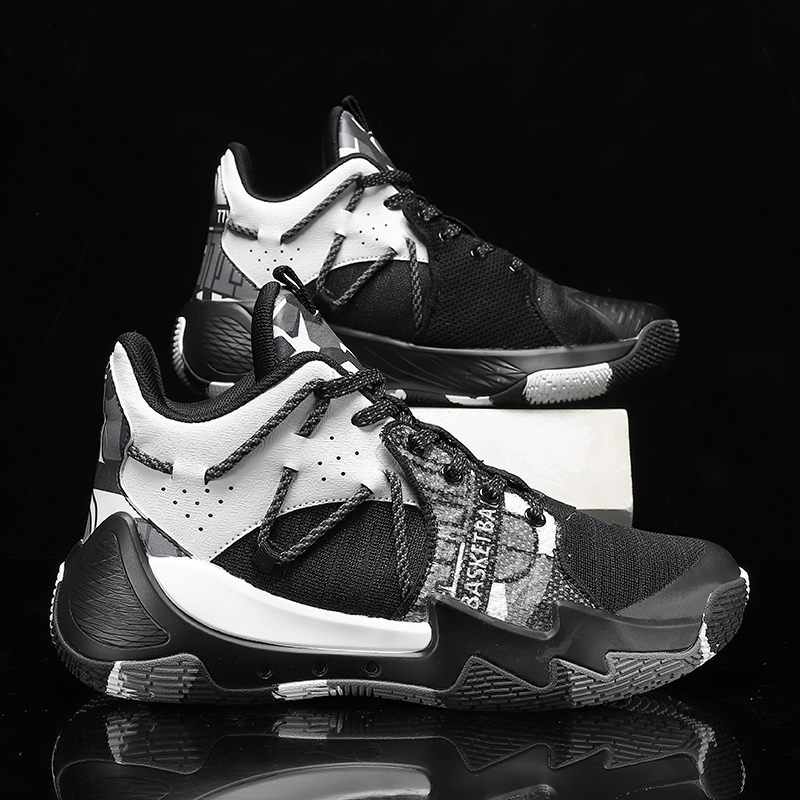 Men Basketball Shoes Free Shipping Outdoor Sports Casual Tennis Shoes for Men 2023 New High-top Field Training Basketball Shoes