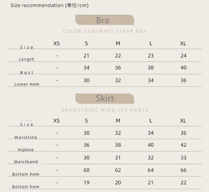 Women's Tracksuits AI4023 Women Set Skirt Suit Two Pieces bralette Tennis Tracksuits Bra Fitn Skirts Workout Sports Clothes Y250116VBF8