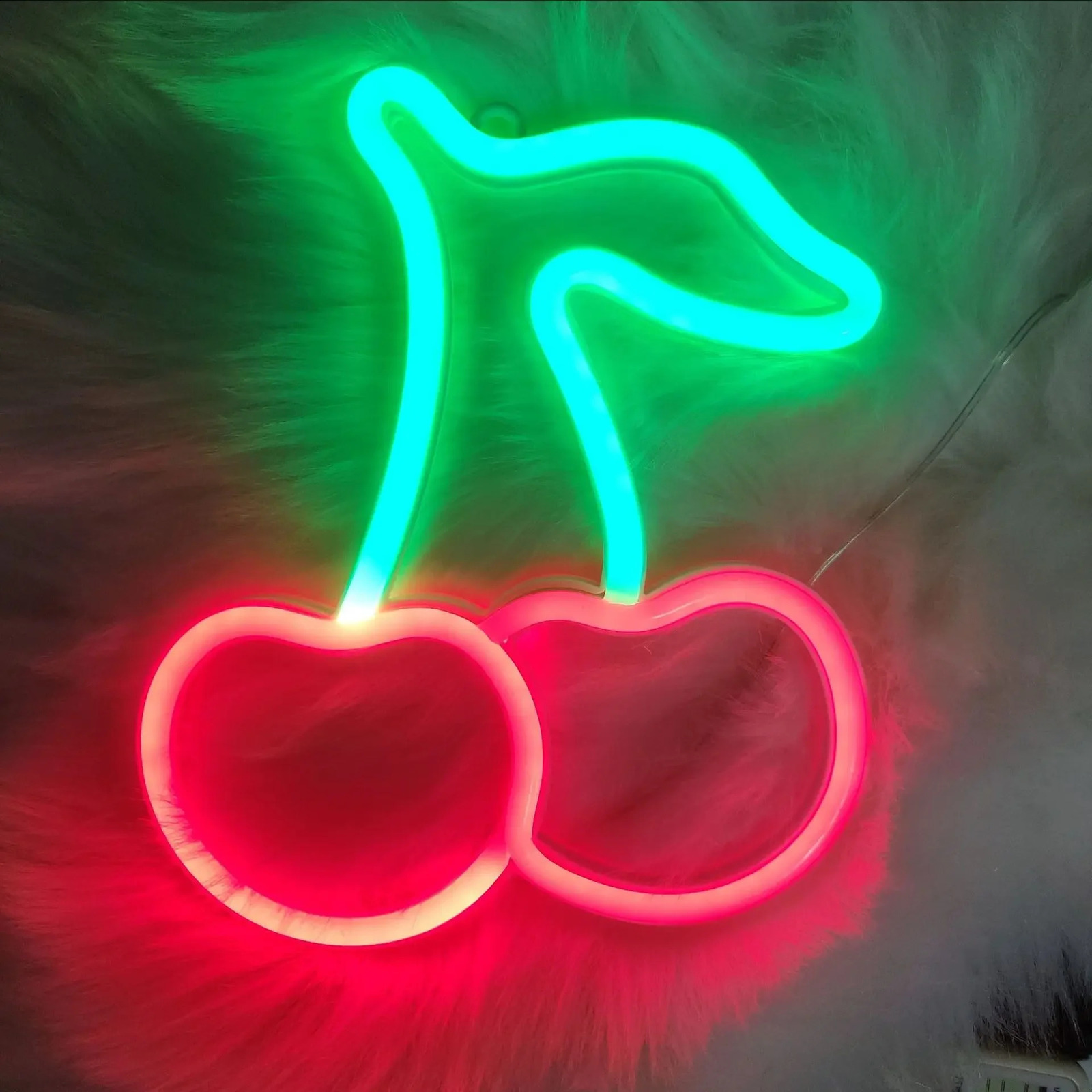 LED Neon Sign Lamp Banana Cherry Shaped Fruit Restaurant Wall Neon Light for Party Wedding Shop Birthday Home Decoration 240920