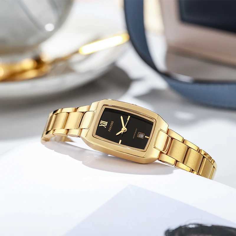 WWOOR Elegant Womens Watch Fashion Stainless Steel Waterproof Ladies Quartz Wristwatch Luxury Bracelet Watches Date Reloj mujerX240920