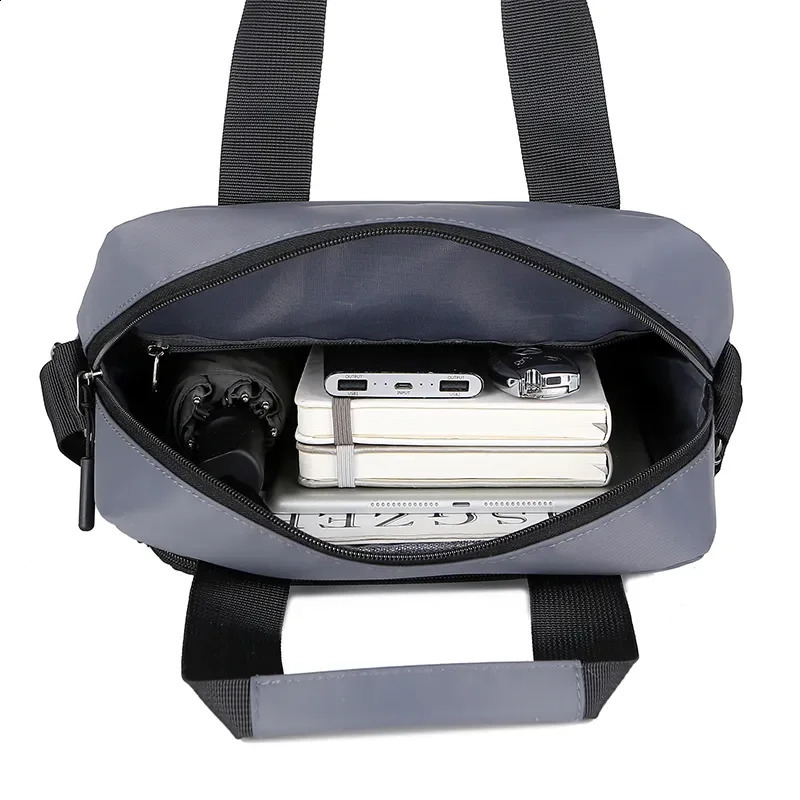 Business work mens bag wallet sports travel cross body shoulder nylon leisure messenger outdoor handbag 240919