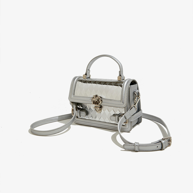 Ladies' small fragrant silver high-end crossbody bag handbag