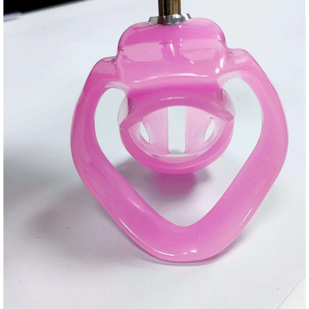 AIZHILAN 2024 new design PVC lockabel Chastity Cage for men.