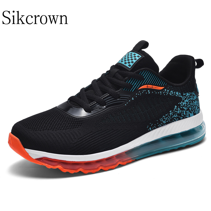 Mens Sneakers 2023 Top Quality Outdoor Running Shoes Men Air Cushion Breathable Comfortable Sports Non-slip Training Fiess 48