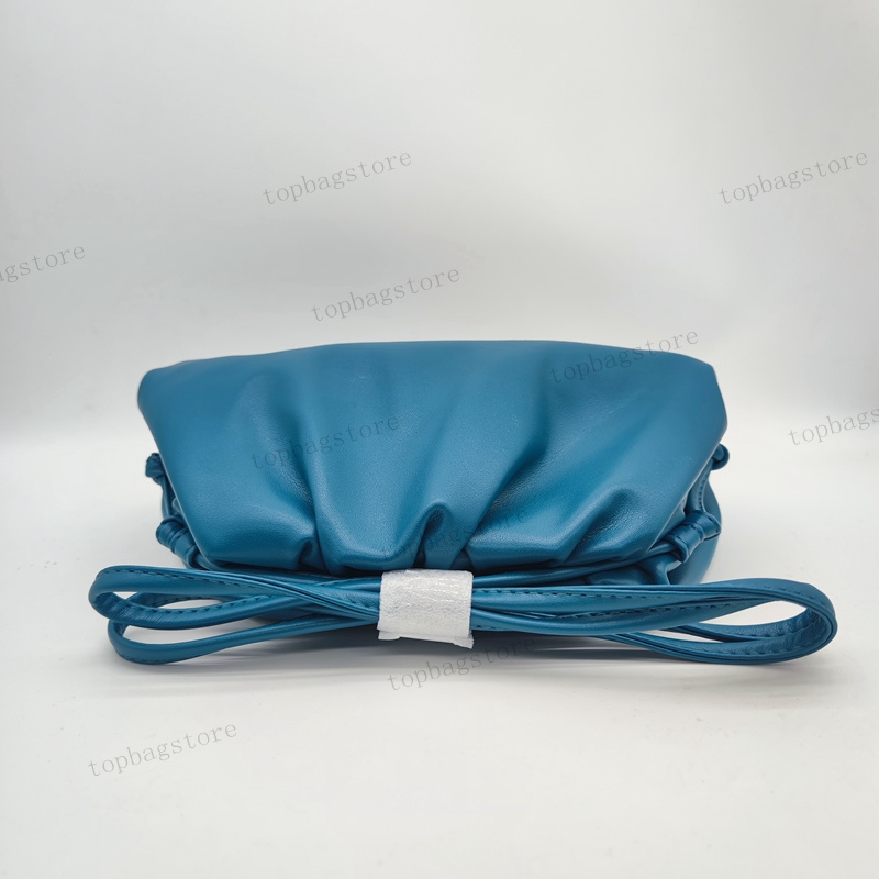 Designer Mini Teen Pouch Genuine Leather Cloud Bag Soft Wrinkled Dumplings Messenger Luxury Handbags Women Clutches Single Shoulder Crossbody Bag