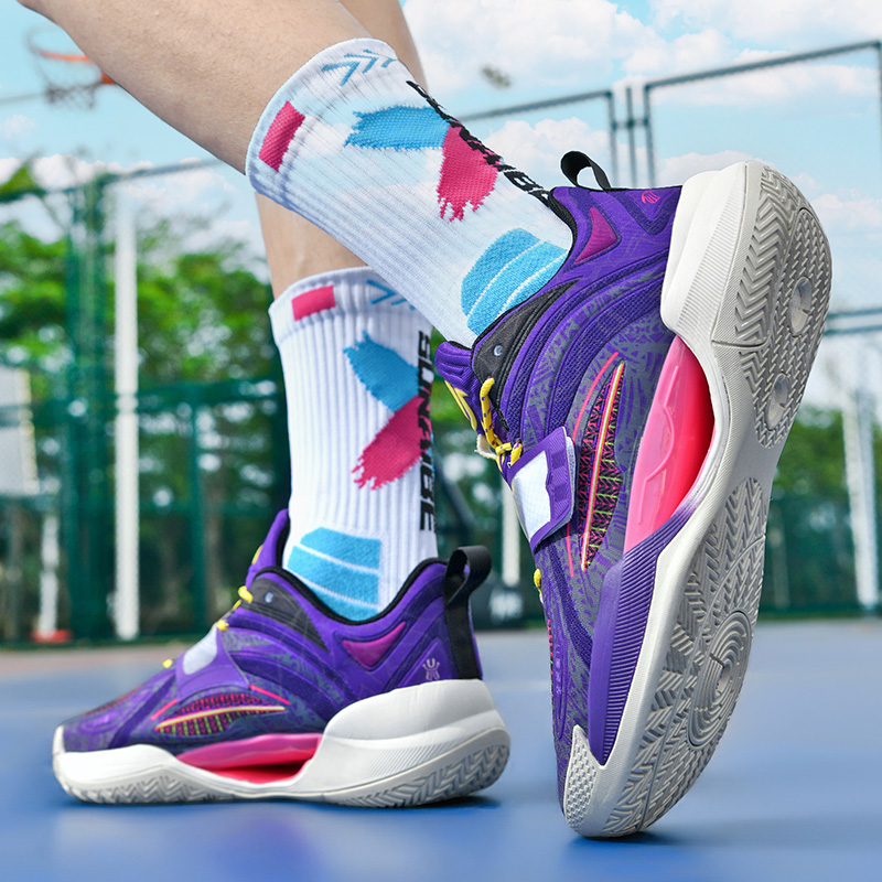 Basketball Men, Women's Sneakers - Rubber Anti-Slip Sports Training Shoes for Outdoor Courts 4 AntiSlip