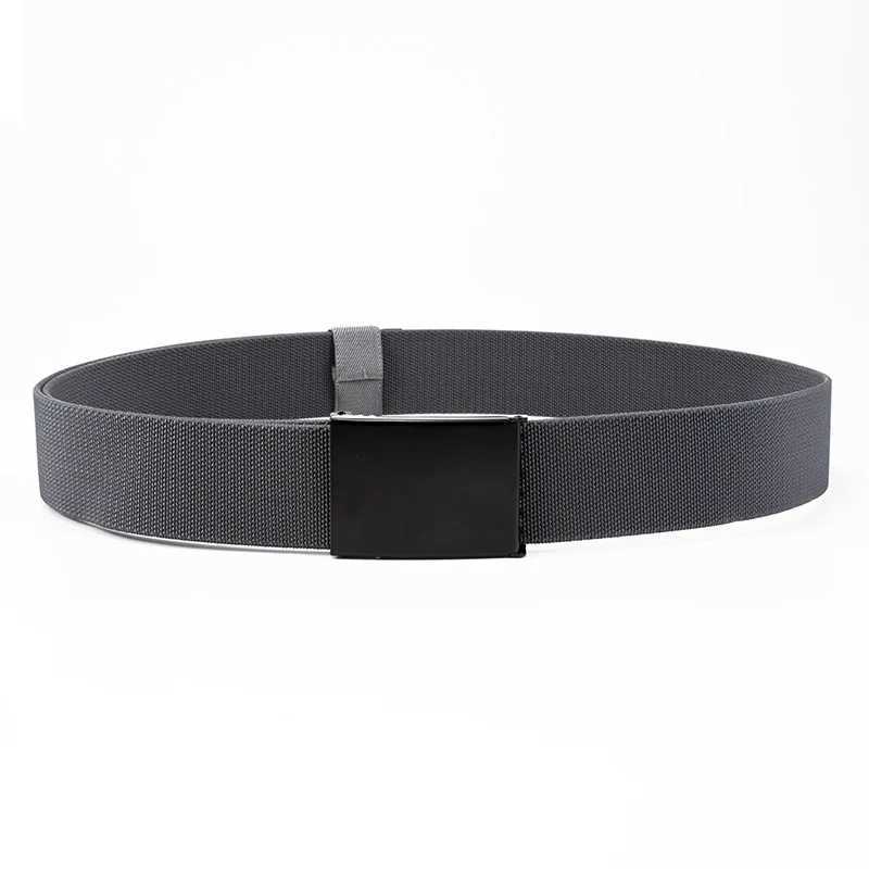 New Mens/Womens Nylon Knitted Elastic Mens Belt Outdoor Multi functional Training Canvas Belt High quality Leisure Belt W240920