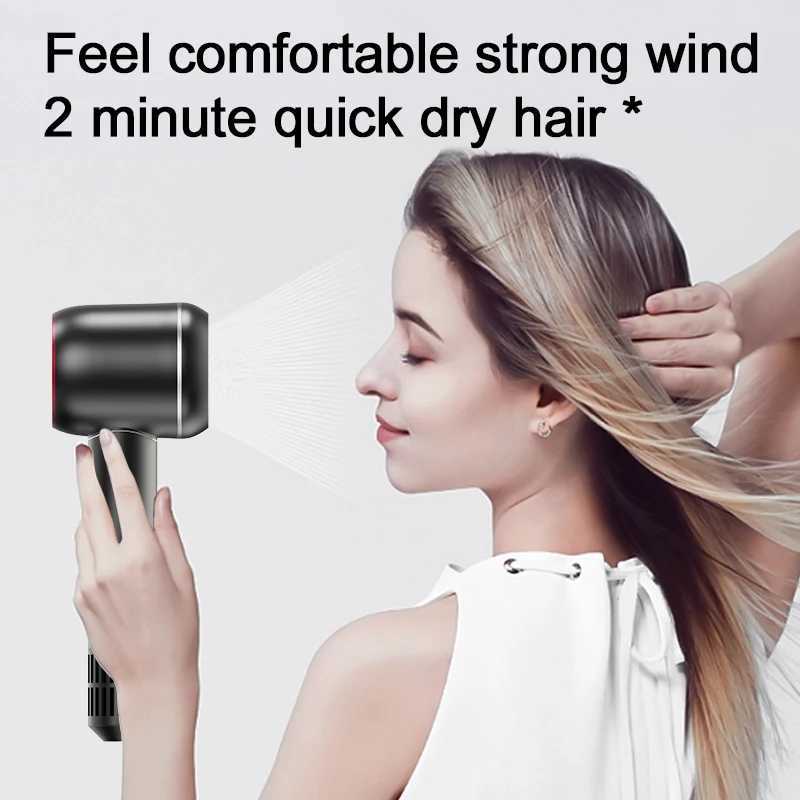 Electric Hair Dryer Professional Hair Dryer with Nozzle for Dyson Negative Ionic High Speed Blow Dryer hair styling appliancesPH3U