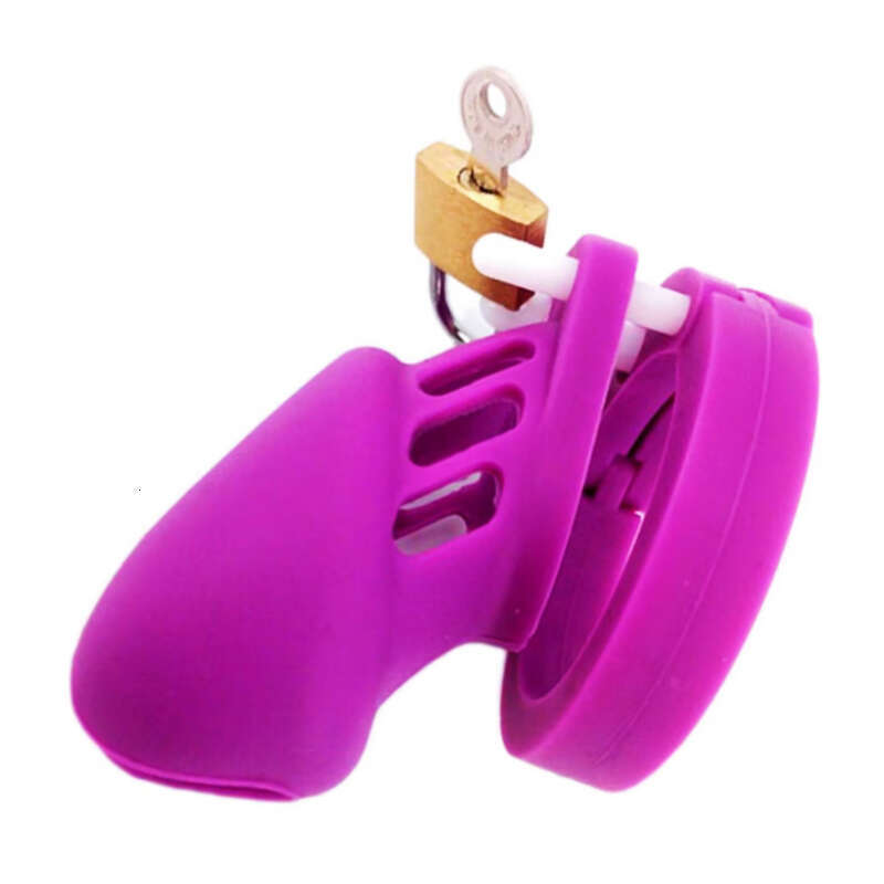 Silicone Penis Chastity Cage Male Cock Lock Device Play Game Wholesale Chastity Tool Adult Sex Toy For Men's Pene