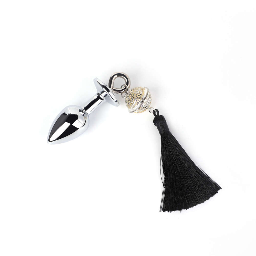 Backstage development SM props, fun metal anal plugs for women SM training tassel bells anal plugs, alternative adult products