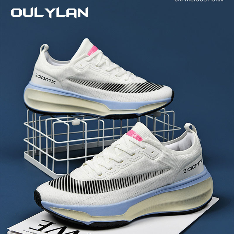 2024 New Mesh Sports Shoes, Trendy Shoes, Shock-absorbing And Anti Slip Outdoor Running Shoes, Low Cut Running Shoes