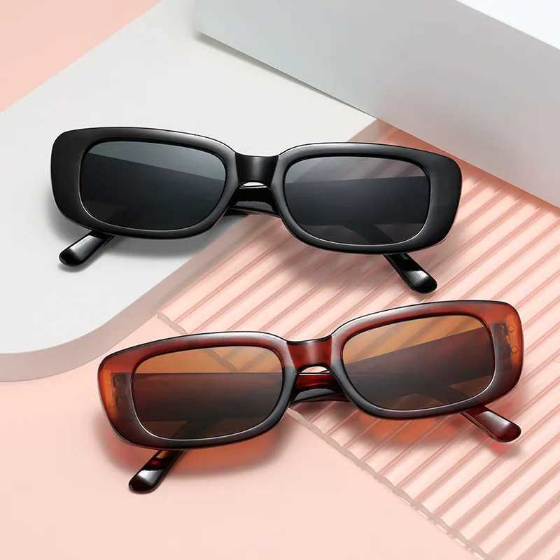 Square Sunglasses Men Rectangle Designer Small Sun Glasses Male Retro Black Lens Driving Fishing Eyewear UV400X240920