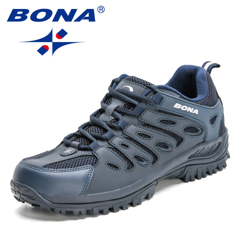 2023 BONA New Designers Non-slip Wear-resistant Breathable Hiking Shoes New Outdoor High-quality Jogging Walking Shoe Men Manscu 5732